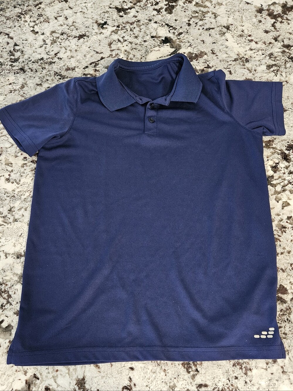 BCG Kids Performance Polo Shirt in Navy - Lightweight Short Sleeve